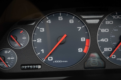 2004 Acura NSX in Long Beach Blue over Tan