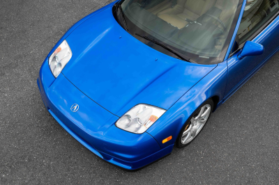 2004 Acura NSX in Long Beach Blue over Tan