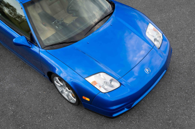 2004 Acura NSX in Long Beach Blue over Tan