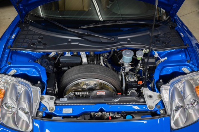 2004 Acura NSX in Long Beach Blue over Tan