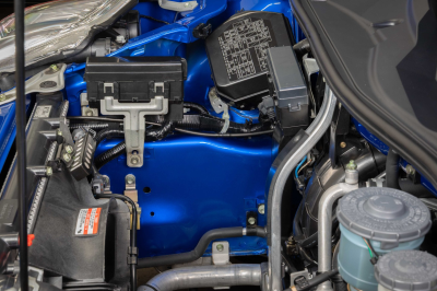 2004 Acura NSX in Long Beach Blue over Tan