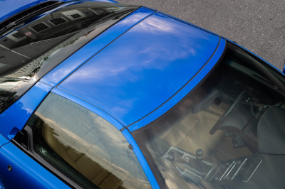 2004 Acura NSX in Long Beach Blue over Tan