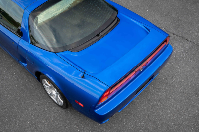2004 Acura NSX in Long Beach Blue over Tan