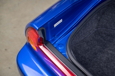 2004 Acura NSX in Long Beach Blue over Tan