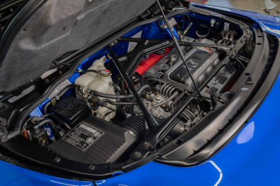 2004 Acura NSX in Long Beach Blue over Tan