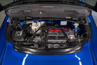 2004 Acura NSX in Long Beach Blue over Tan