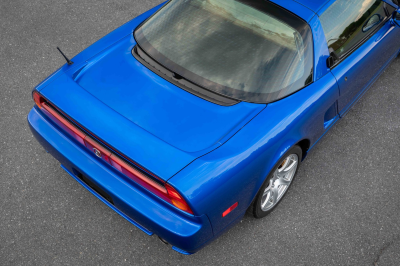 2004 Acura NSX in Long Beach Blue over Tan