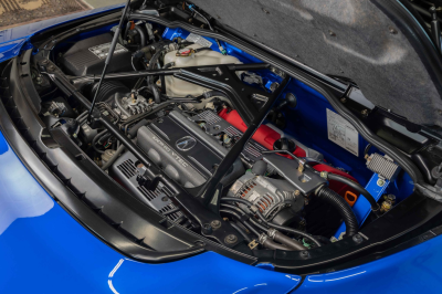 2004 Acura NSX in Long Beach Blue over Tan