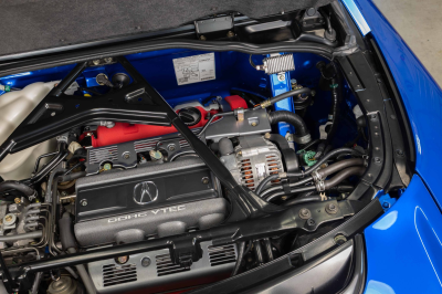 2004 Acura NSX in Long Beach Blue over Tan