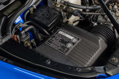 2004 Acura NSX in Long Beach Blue over Tan