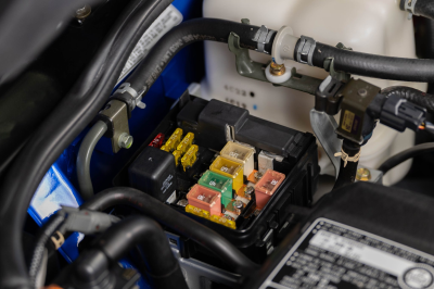 2004 Acura NSX in Long Beach Blue over Tan