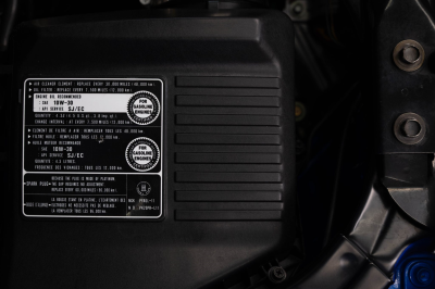 2004 Acura NSX in Long Beach Blue over Tan