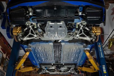 2004 Acura NSX in Long Beach Blue over Tan