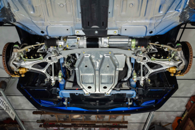 2004 Acura NSX in Long Beach Blue over Tan