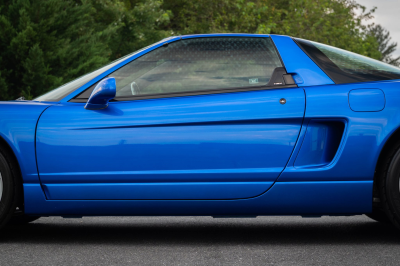 2004 Acura NSX in Long Beach Blue over Tan