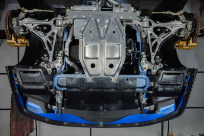 2004 Acura NSX in Long Beach Blue over Tan