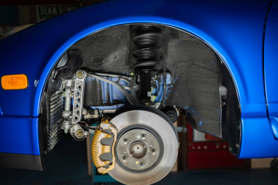 2004 Acura NSX in Long Beach Blue over Tan