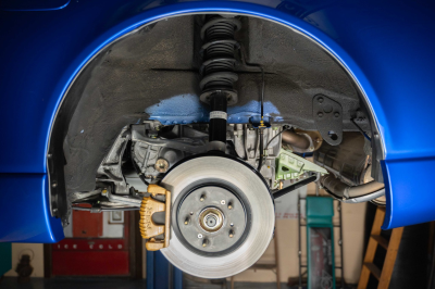 2004 Acura NSX in Long Beach Blue over Tan