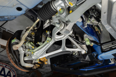 2004 Acura NSX in Long Beach Blue over Tan