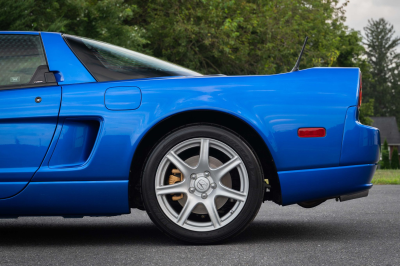 2004 Acura NSX in Long Beach Blue over Tan