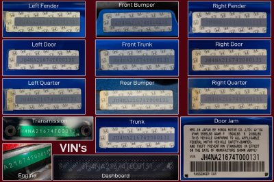 2004 Acura NSX in Long Beach Blue over Tan