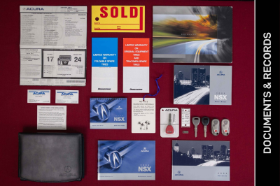 2004 Acura NSX in Long Beach Blue over Tan