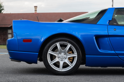 2004 Acura NSX in Long Beach Blue over Tan