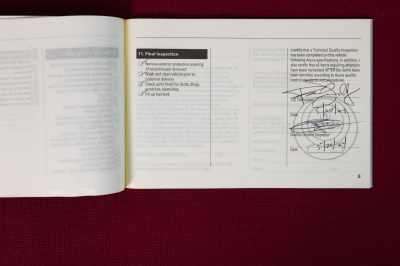 2004 Acura NSX in Long Beach Blue over Tan