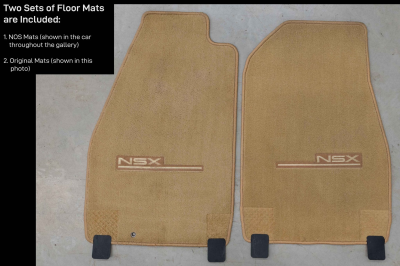 2004 Acura NSX in Long Beach Blue over Tan