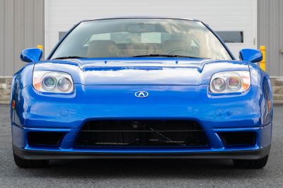 2004 Acura NSX in Long Beach Blue over Tan