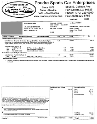 2004 Acura NSX in Long Beach Blue over Tan