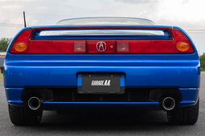 2004 Acura NSX in Long Beach Blue over Tan