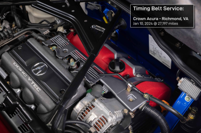 2004 Acura NSX in Long Beach Blue over Tan