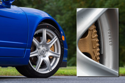 2004 Acura NSX in Long Beach Blue over Tan