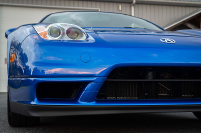 2004 Acura NSX in Long Beach Blue over Tan