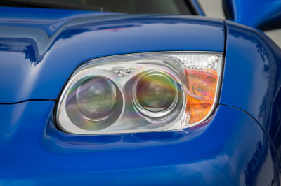 2004 Acura NSX in Long Beach Blue over Tan