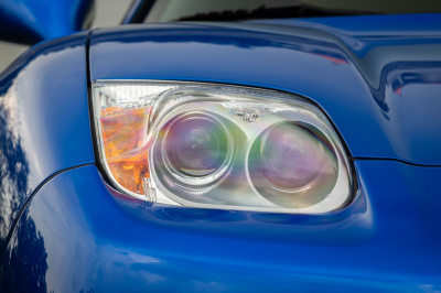 2004 Acura NSX in Long Beach Blue over Tan
