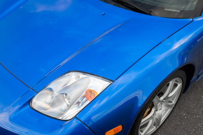 2004 Acura NSX in Long Beach Blue over Tan