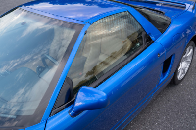 2004 Acura NSX in Long Beach Blue over Tan