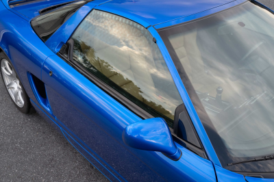 2004 Acura NSX in Long Beach Blue over Tan