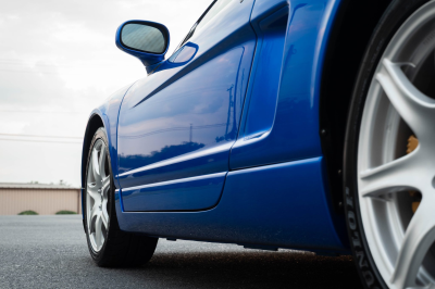 2004 Acura NSX in Long Beach Blue over Tan