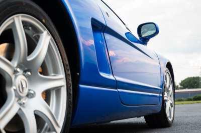 2004 Acura NSX in Long Beach Blue over Tan