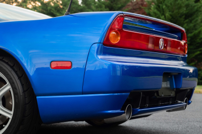 2004 Acura NSX in Long Beach Blue over Tan