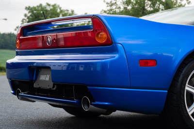 2004 Acura NSX in Long Beach Blue over Tan
