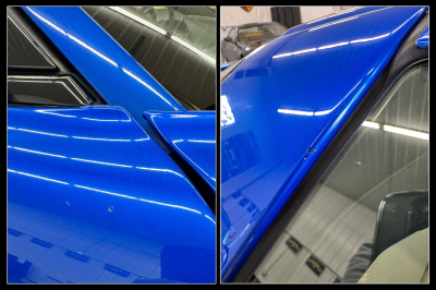 2004 Acura NSX in Long Beach Blue over Tan