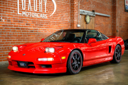1991 Acura NSX in Formula Red over Black