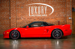 1991 Acura NSX in Formula Red over Black