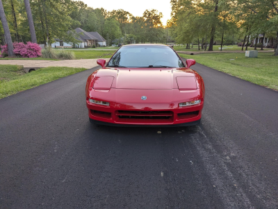 2000 Acura NSX in New Formula Red over Tan