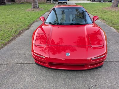 2000 Acura NSX in New Formula Red over Tan