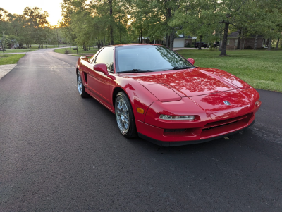2000 Acura NSX in New Formula Red over Tan